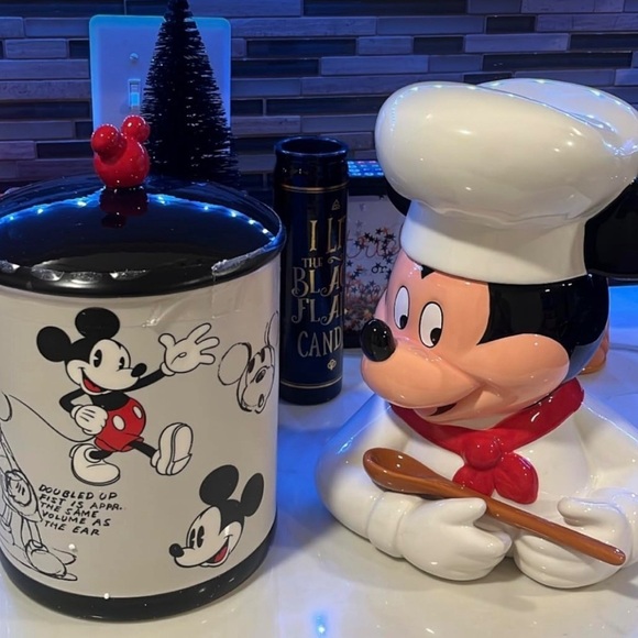 Enesco Disney Chef Mickey Mouse Cookie Jar NWT - Picture 7 of 8